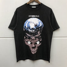 Load image into Gallery viewer, 2020ss Skull Print Travis Scott Astroworld T-shirts Men Women Top Quality Fashion Casual Streetwear Top Tees
